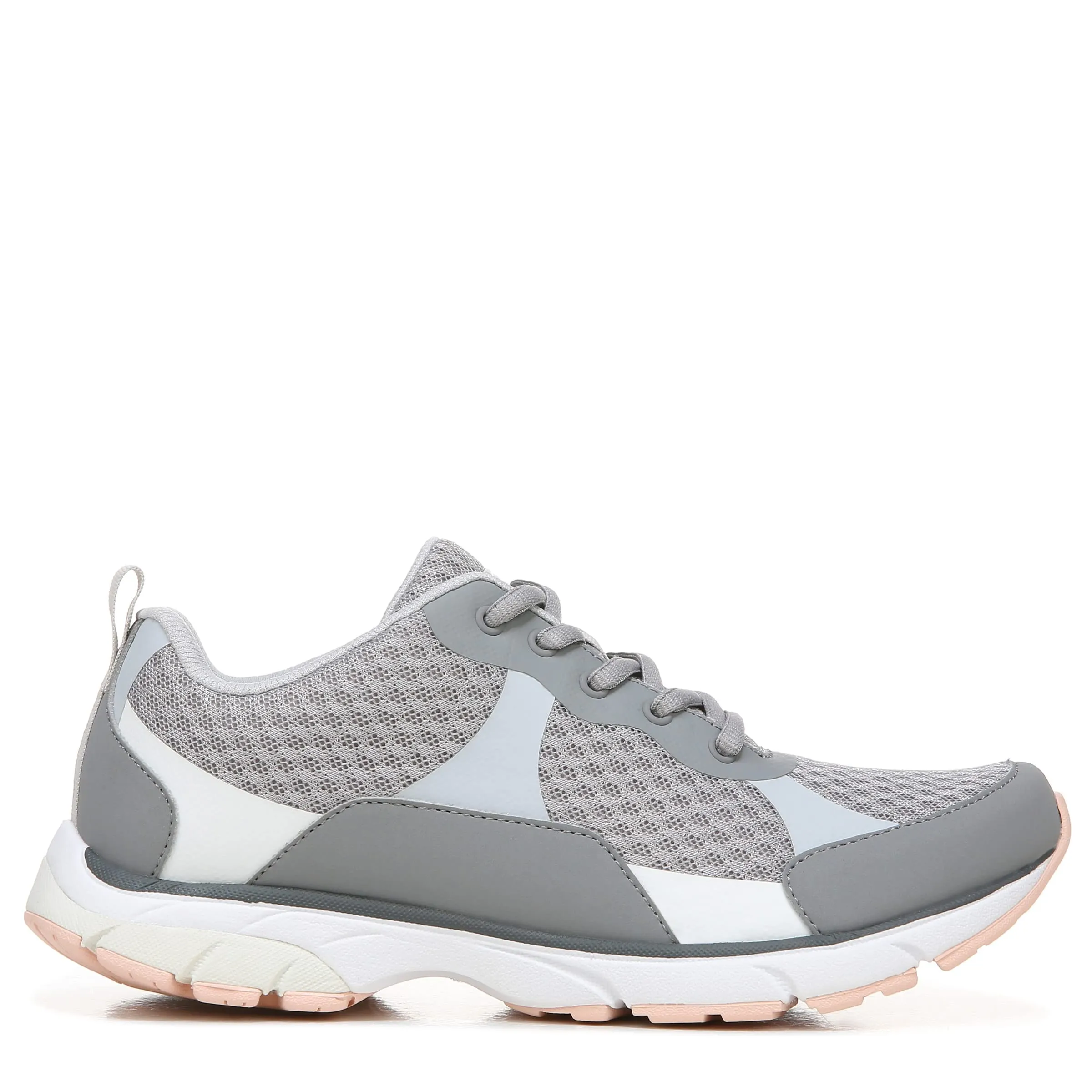 Vionic Dashell Women's Lace Up Athletic Walking Shoe, Light Grey