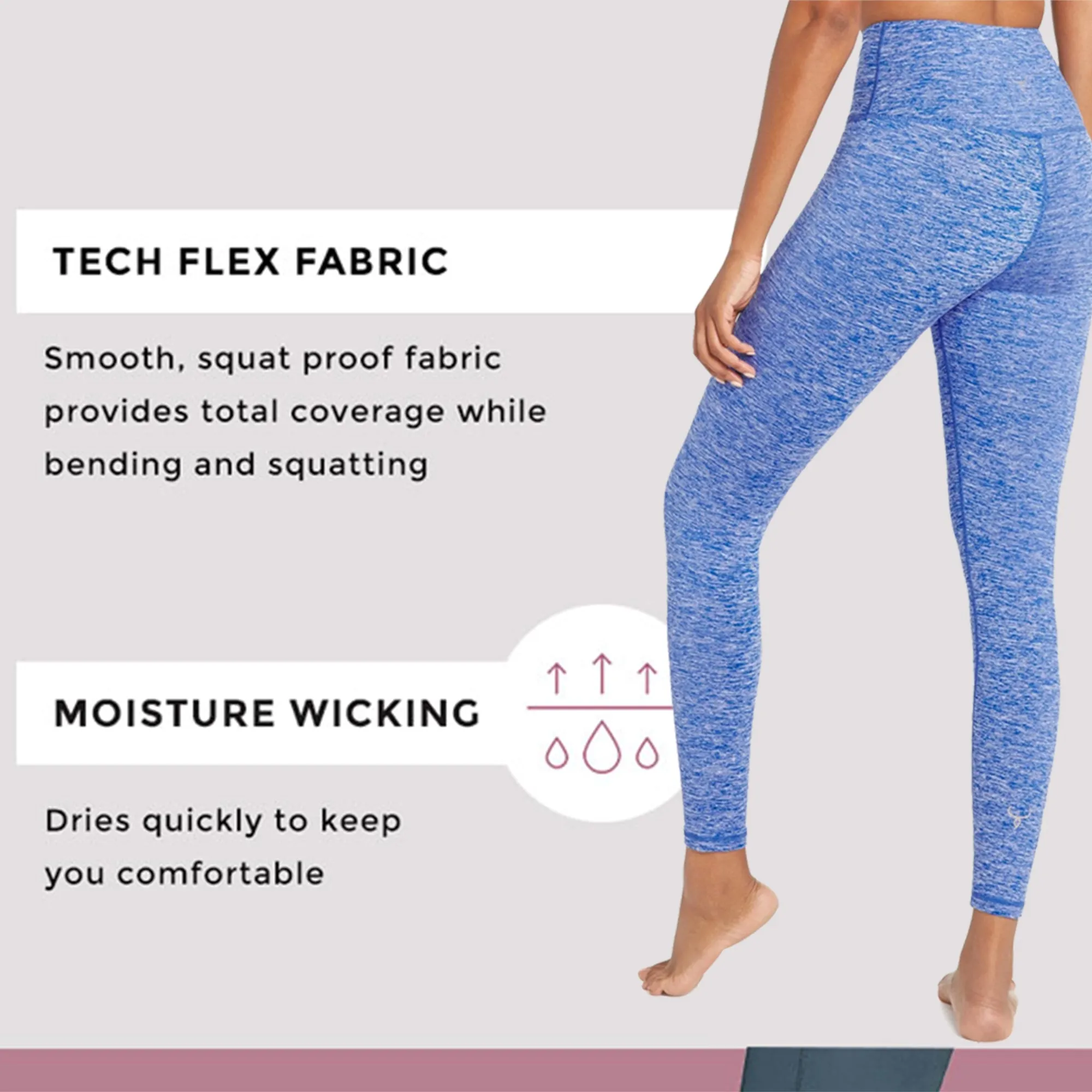 Vita Atletica Bella High-Waist Women's Activewear Leggings - Perfect for gym & yoga