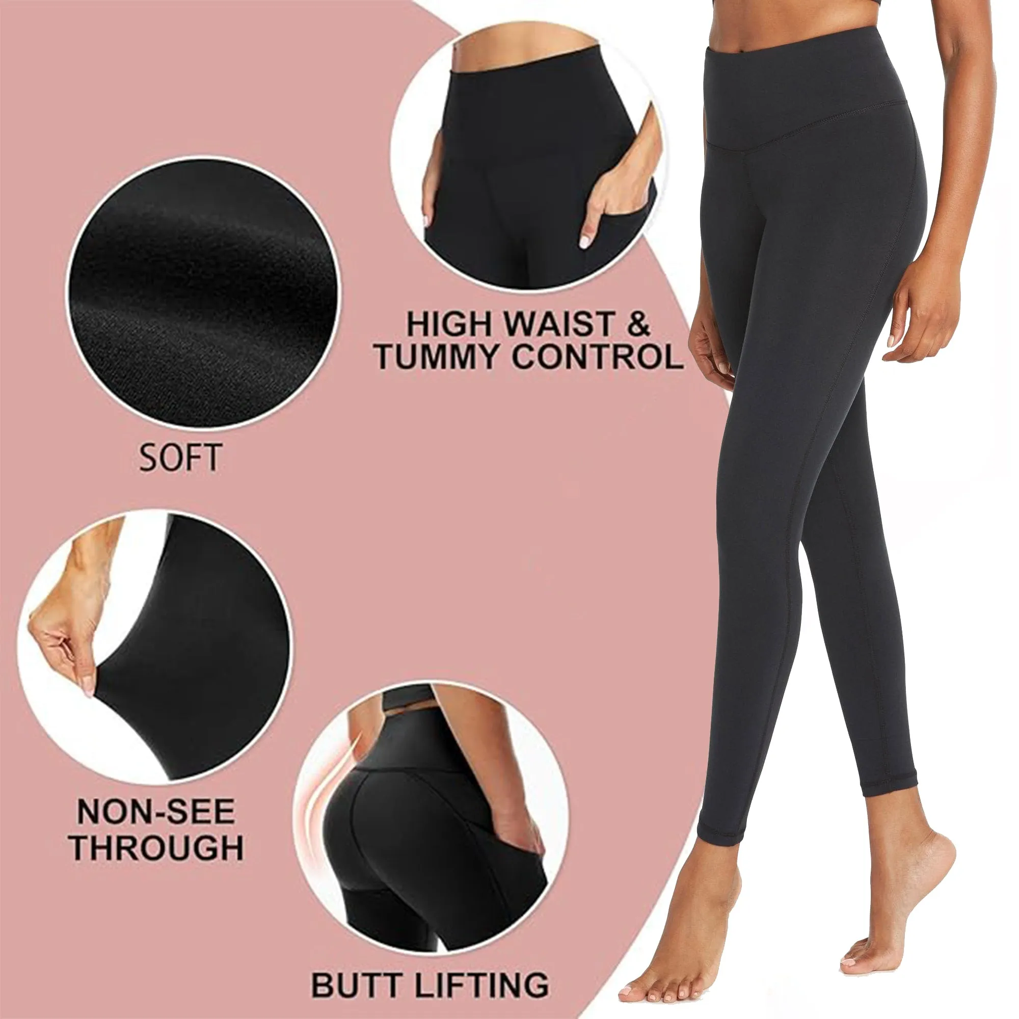 Vita Atletica Giulia Women's High-Waist Active Wear Leggings - Perfect for gym & yoga