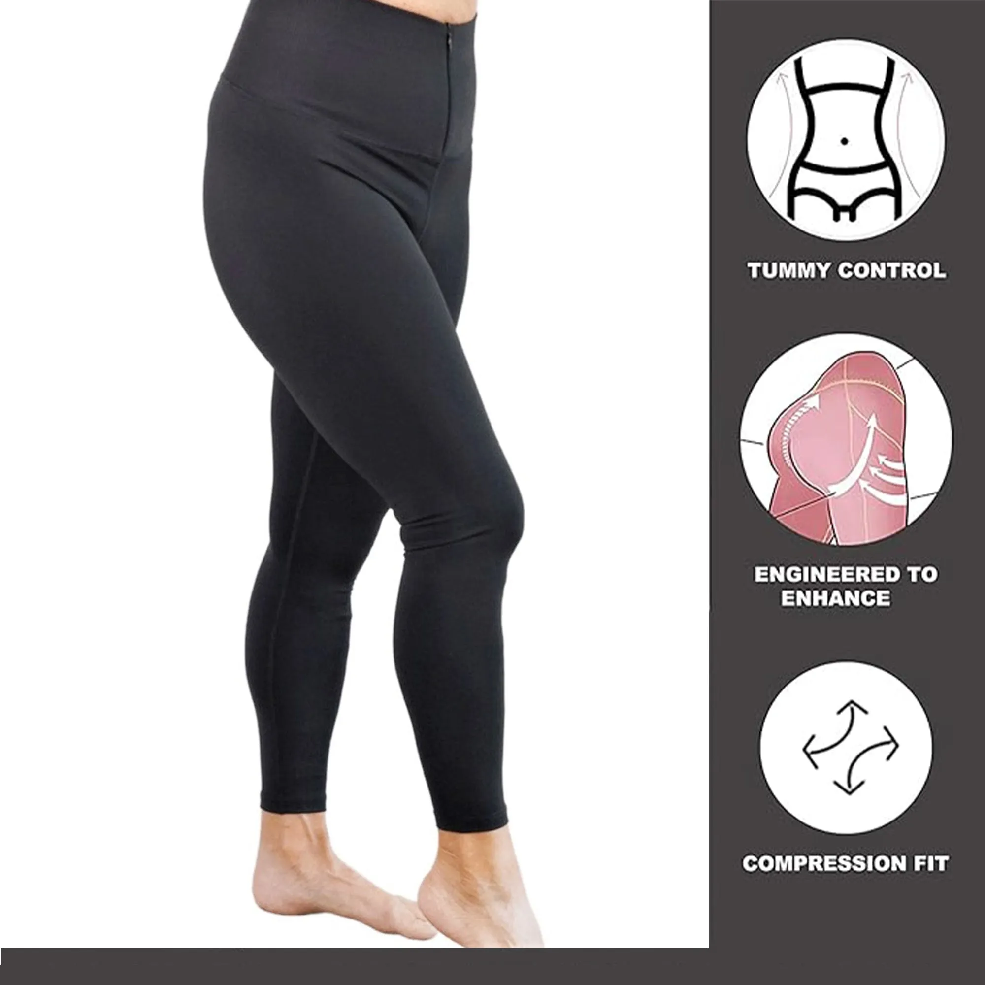 Vita Atletica Giulia Women's High-Waist Active Wear Leggings - Perfect for gym & yoga