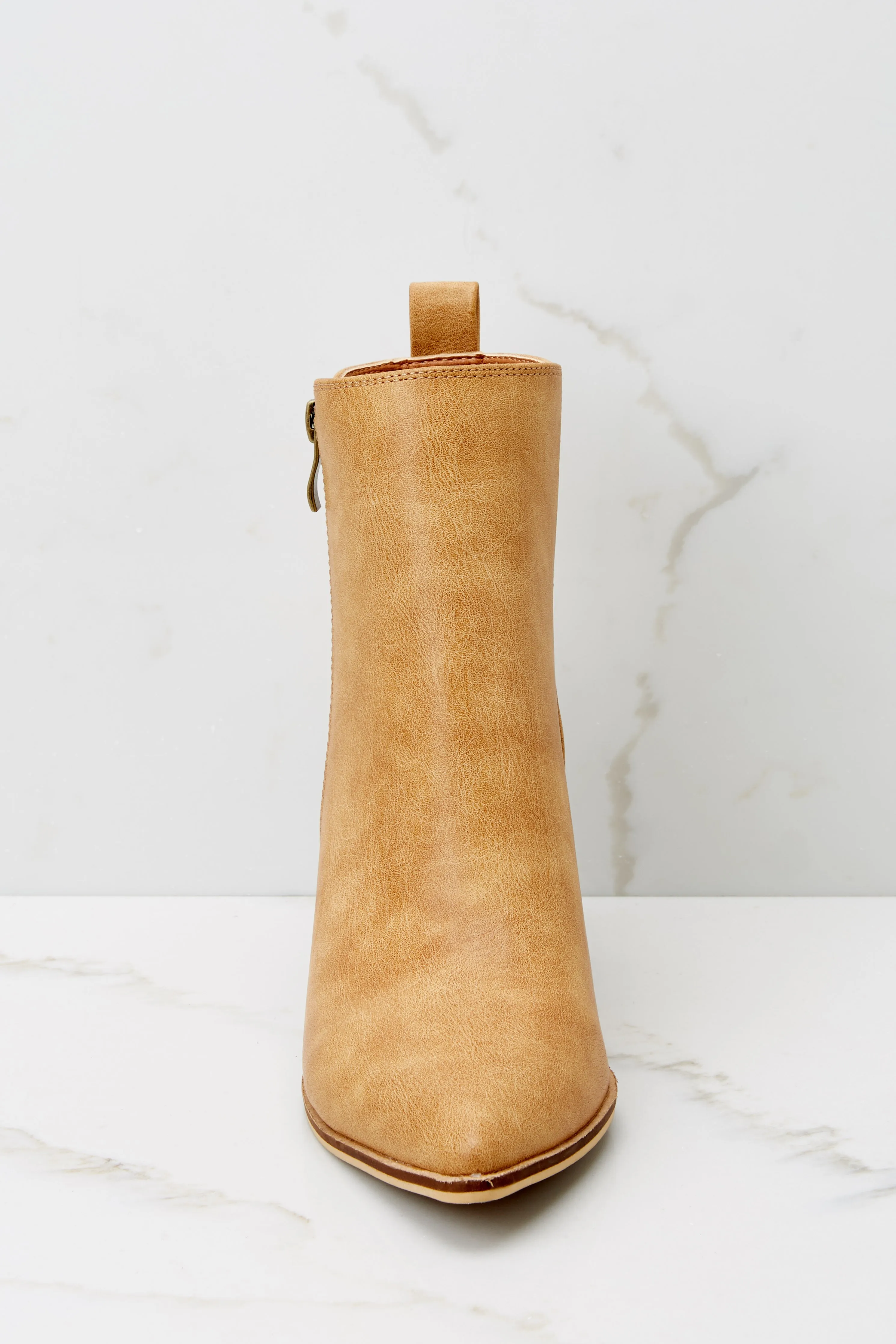 Wearable Art Camel Ankle Booties