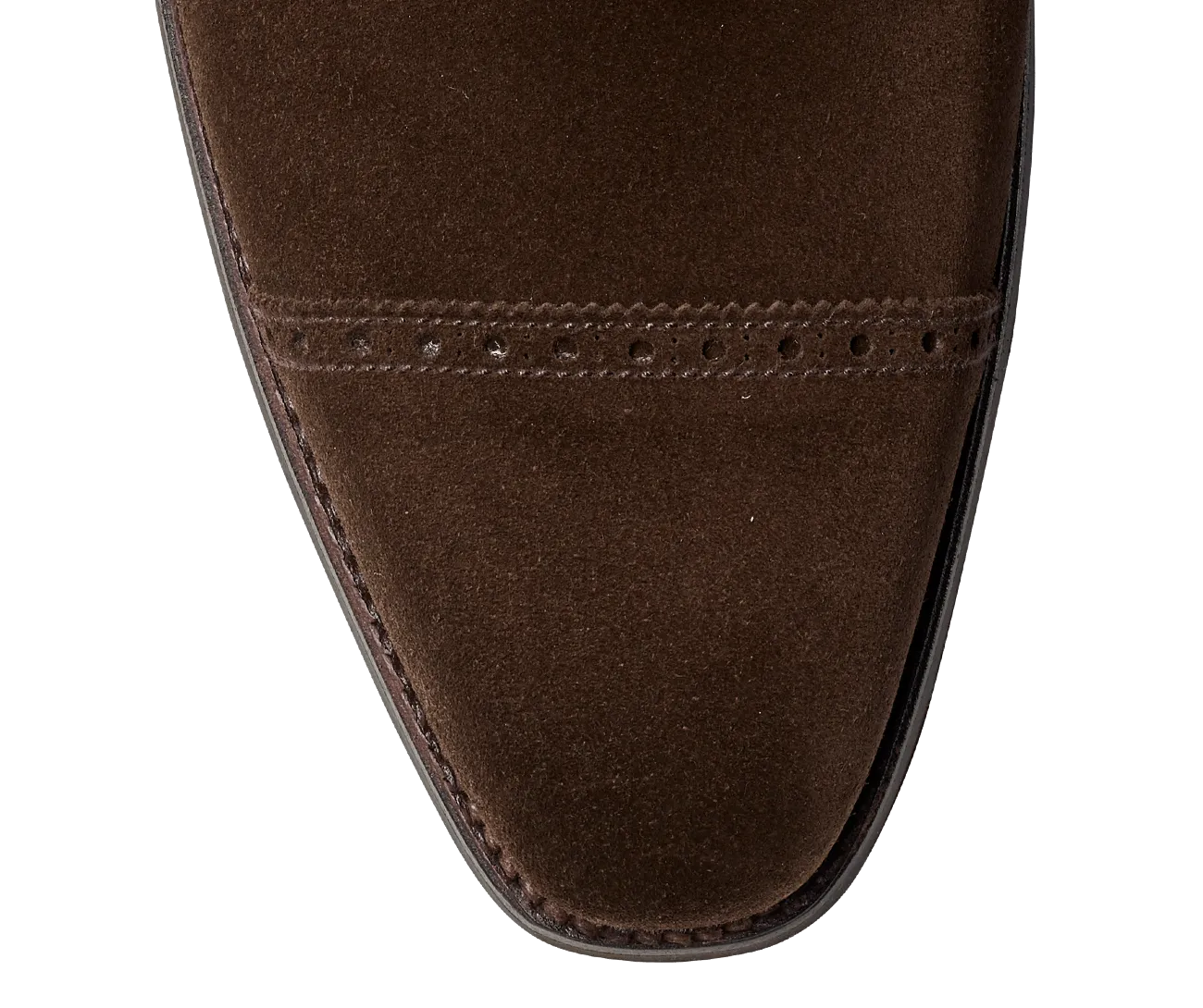 Westbourne Dark Brown Calf Suede