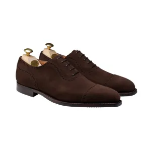 Westbourne Dark Brown Calf Suede