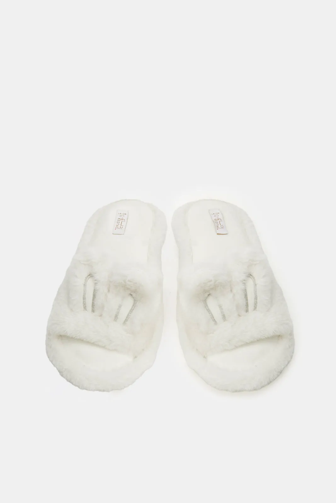 Women Ivory Bunny Ears Slipper