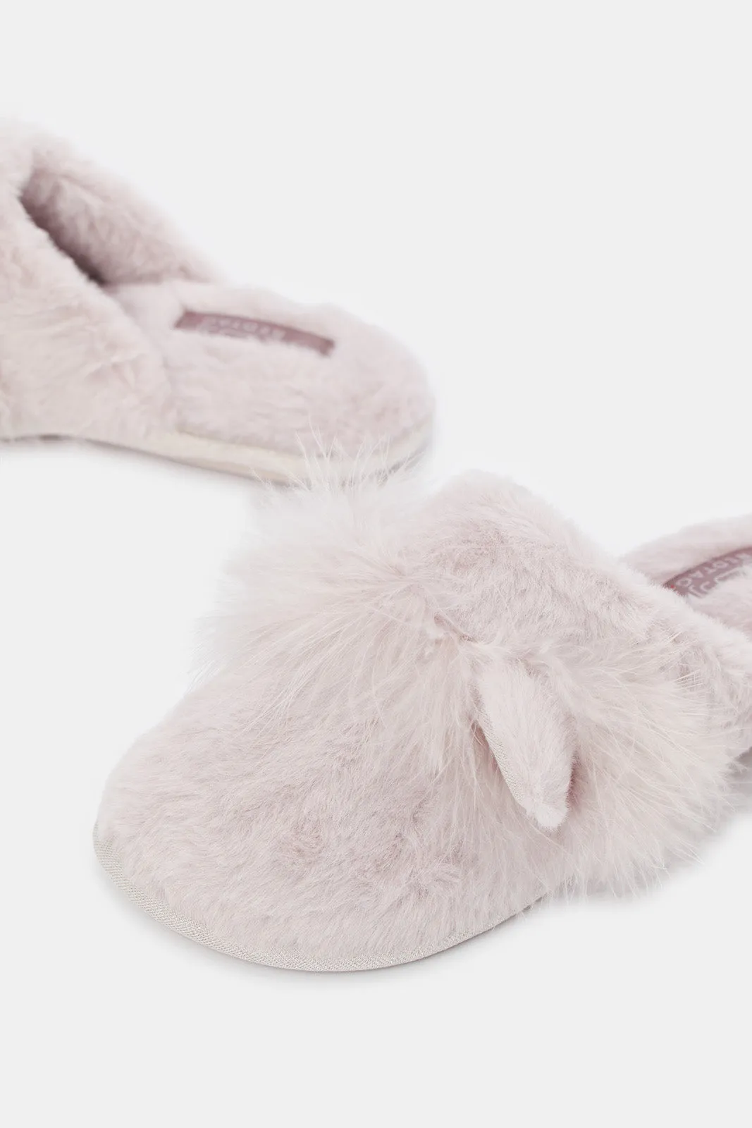 Women Pink Animal Ears Slipper