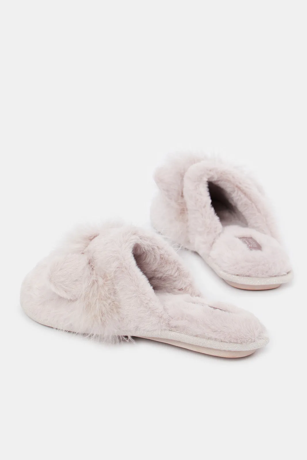 Women Pink Animal Ears Slipper