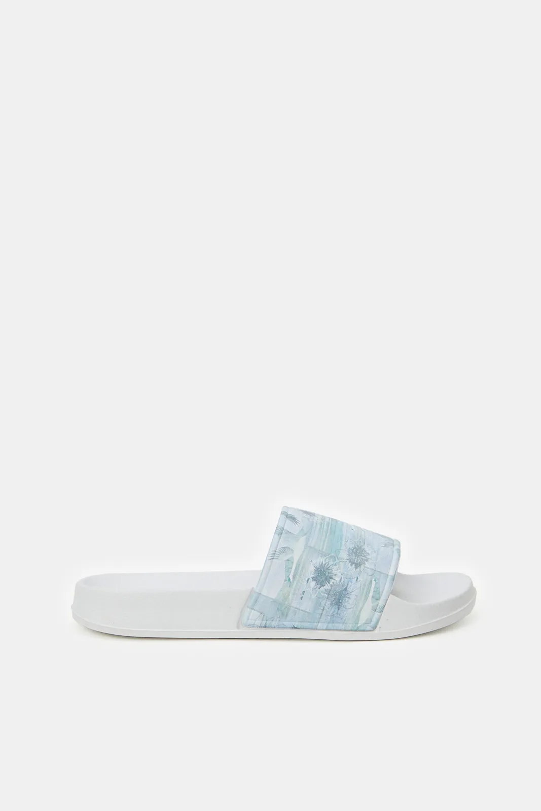 Women White Birds Print Slide