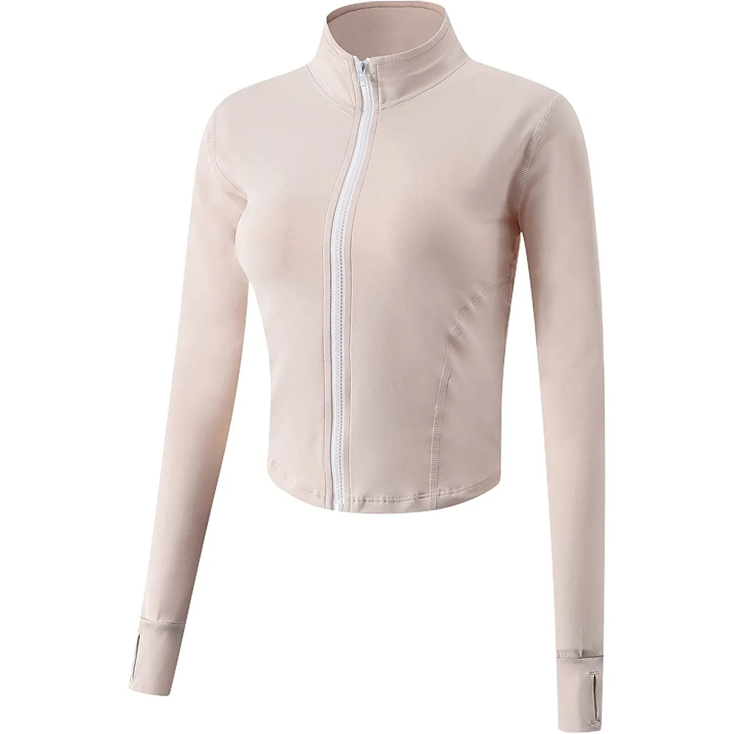 Women's Athletic Full Zip Lightweight Workout Jacket