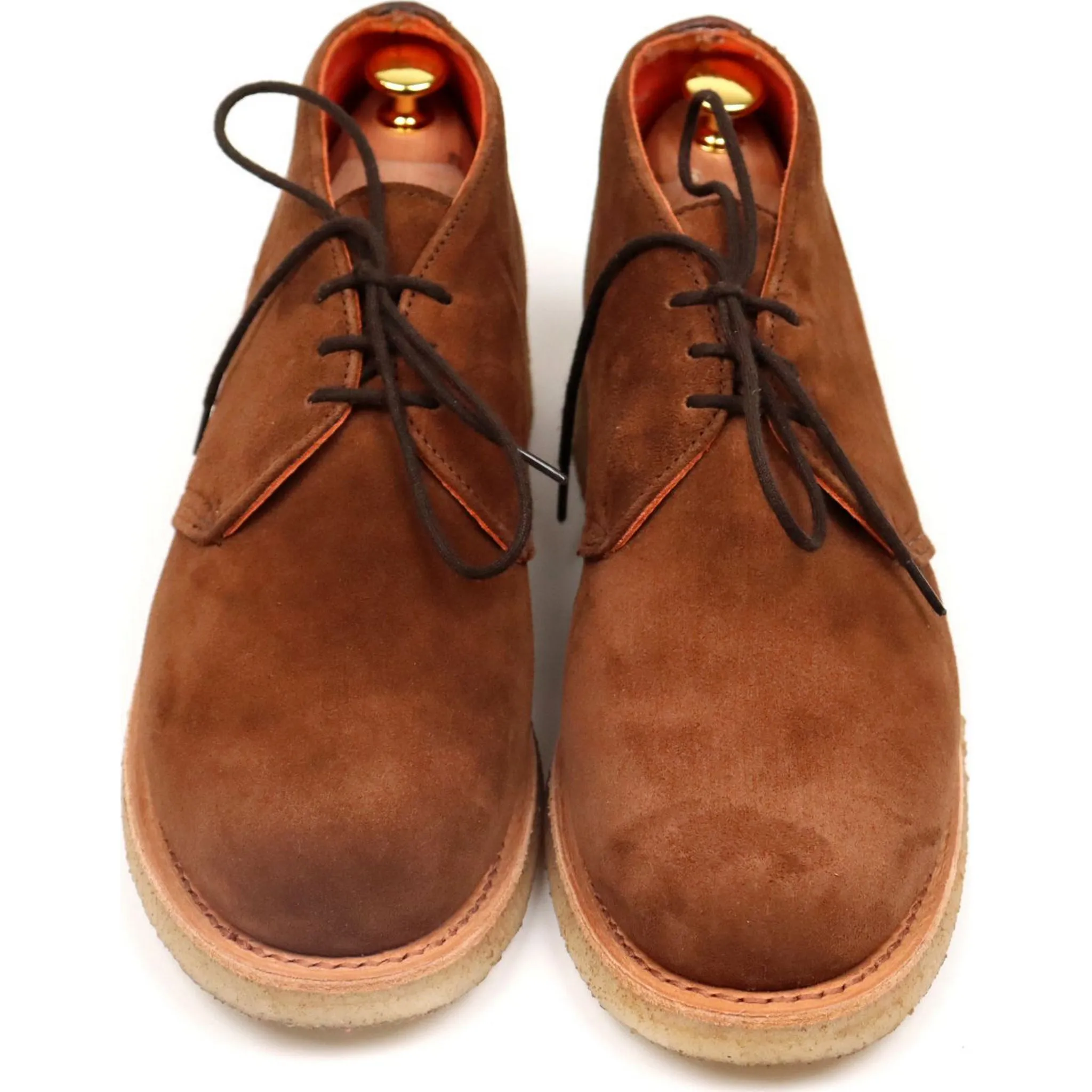 Women's 'Betty' Brown Suede Chukka Boots UK 7.5