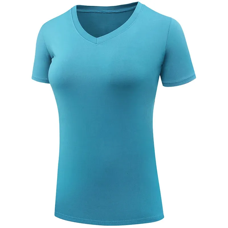 Women's Compression Workout Athletic Running Shirt