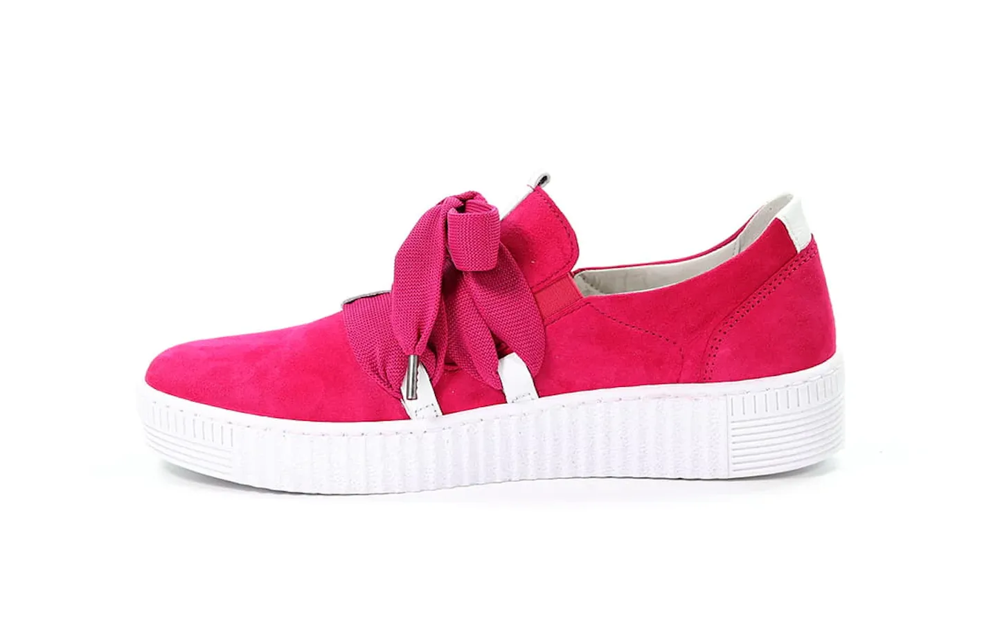 WOMEN'S GABOR 43.333.10 BOW TIE SNEAKER | PINK