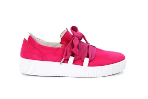 WOMEN'S GABOR 43.333.10 BOW TIE SNEAKER | PINK