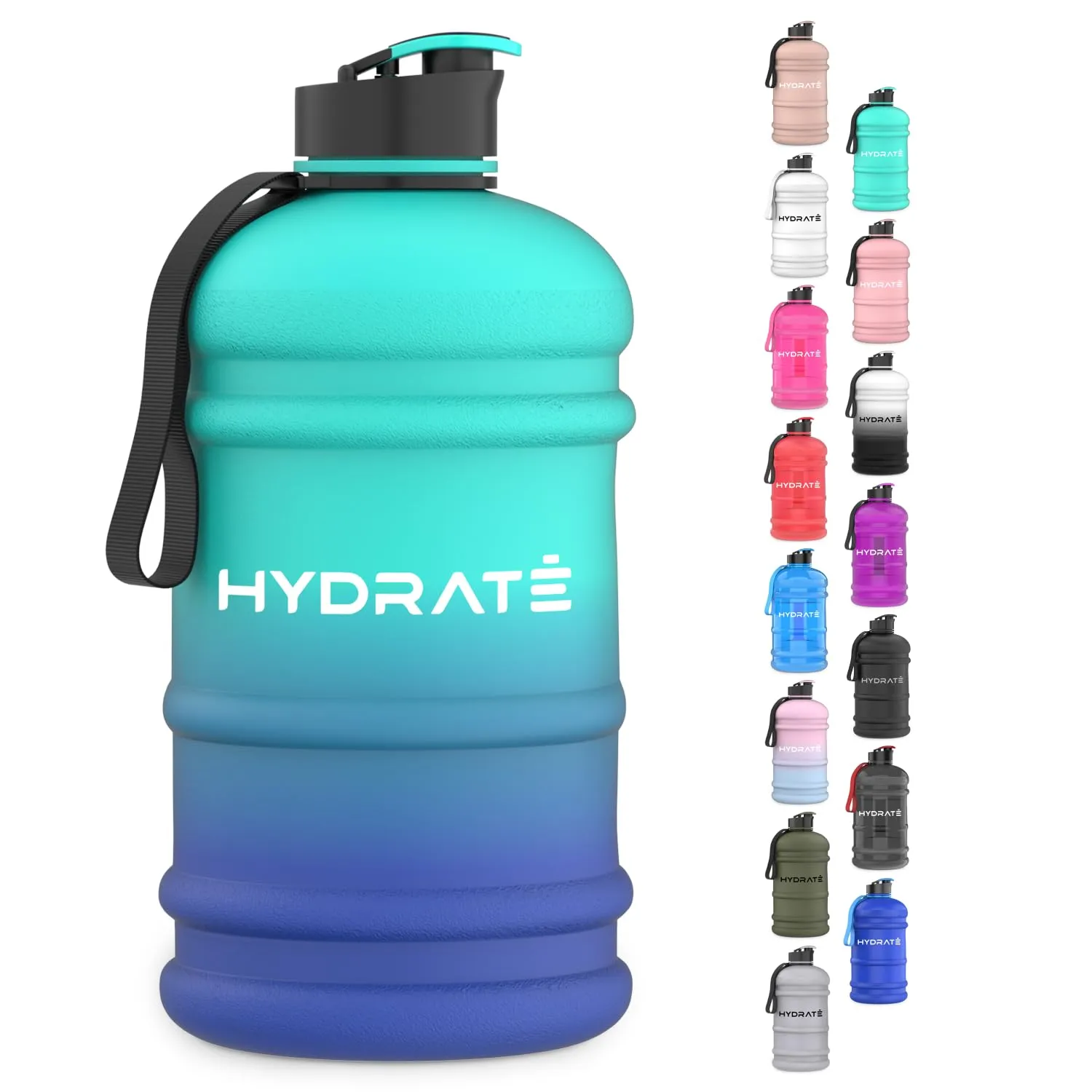 Xl Jug 74 Oz Water Bottle - Bpa Free, Leak Proof, Flip Cap, Ideal For Gym -