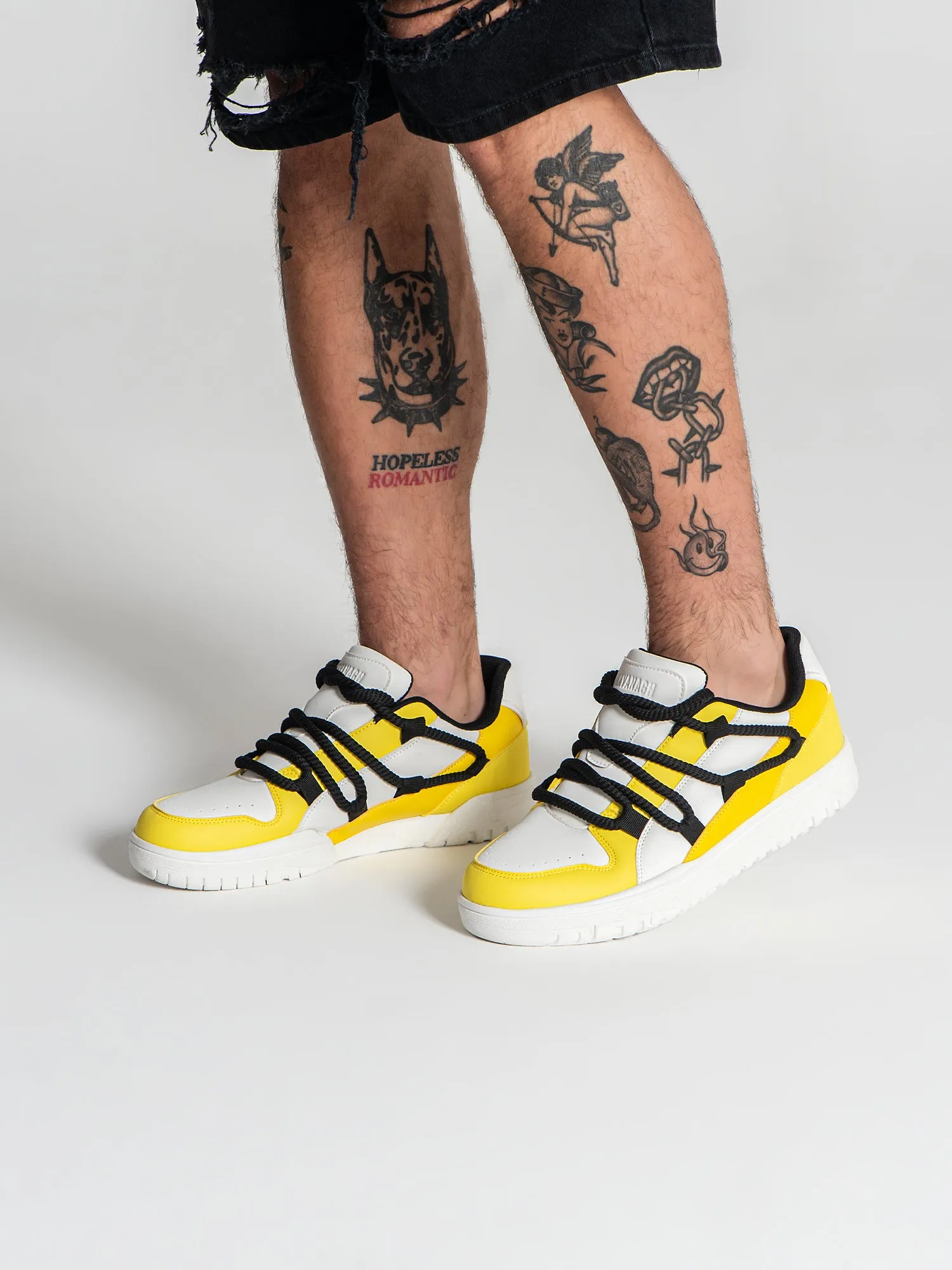 Yellow Chaos Sneakers